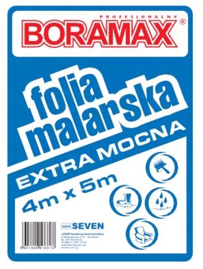 BORAMAX FOLIA MALARSKA EXTRA MOCNA NIEBIESKA 4X5 5901738720435 Cena