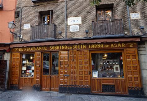 Restaurante Sobrino De Botín En Madrid El Más Antiguo Del Mundo