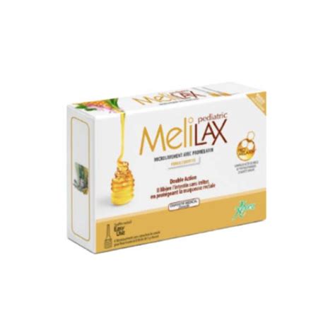 Aboca Melilax Pediatric Microlavement Avec Promelaxin X G