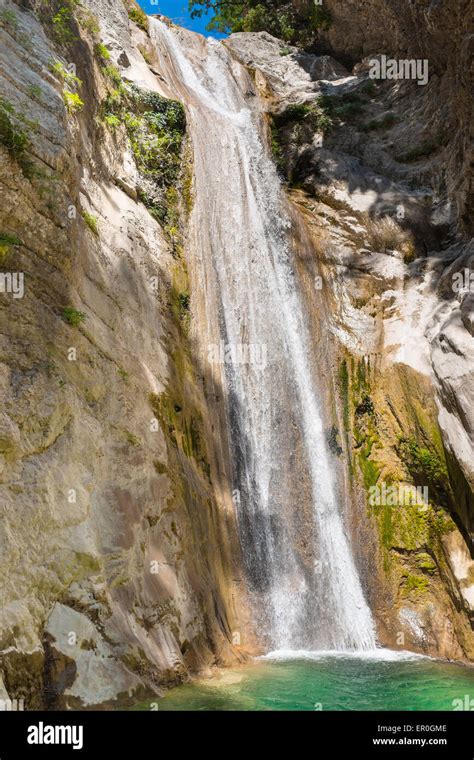 Nidri waterfalls, , Lefkada ,Greece Stock Photo - Alamy