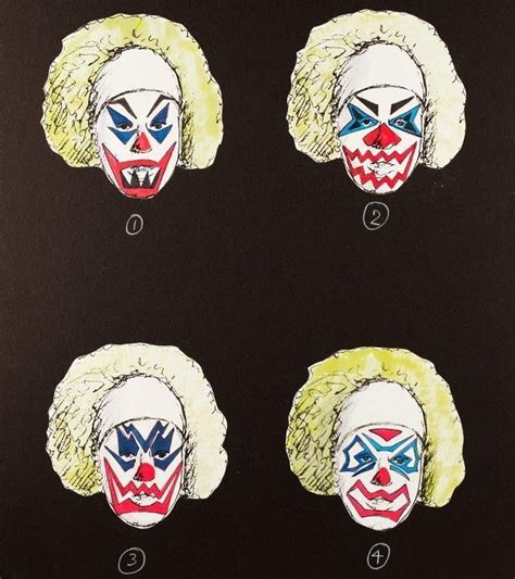 WWE Doink the Clown Make up concept art | Doink the clown, Concept art, Concept