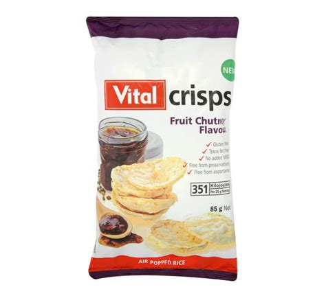 Vital Vital Crisps Fruit Chutney 85g Makro