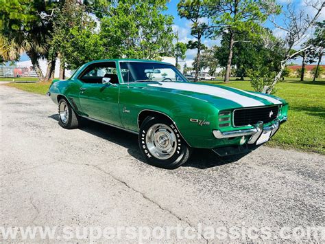 1969 Camaro Ss Green