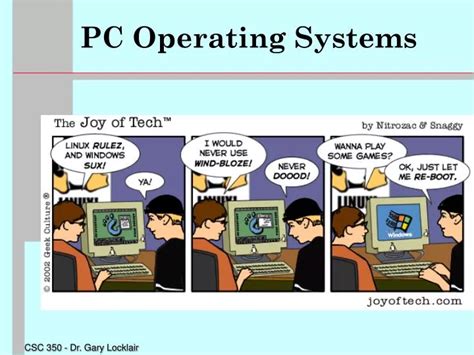 PPT - PC Operating Systems PowerPoint Presentation, free download - ID ...