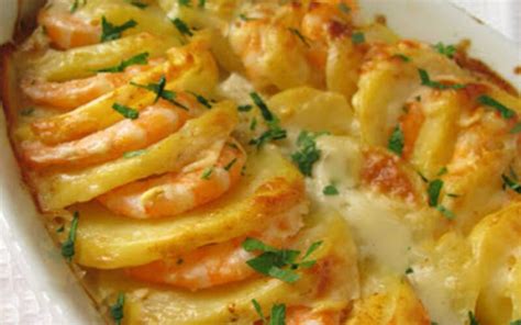 Hachis Parmentier Au Saumon Et Crevettes Toutes Recettes