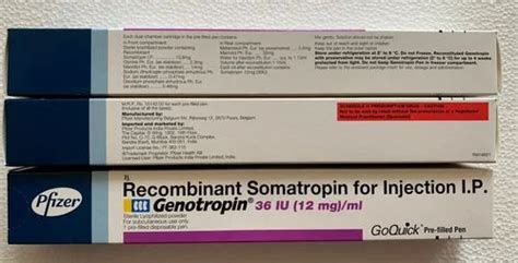 Genotropin Allopathic Recombinant Somatropin For Injection Ip At Rs