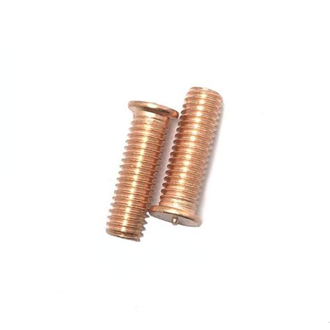 Pc M M M M M M Carbon Steel Copper Plated Stud Weld Spot