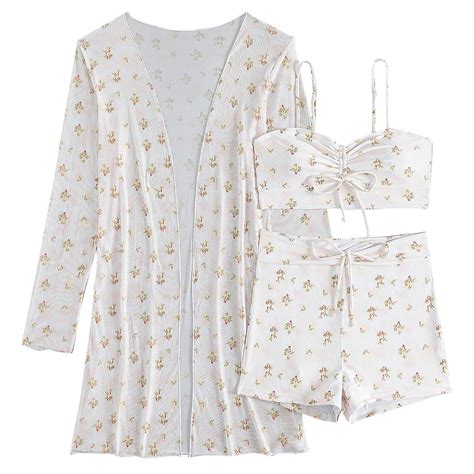 Vbvc Womens Straps Halter Bikini Bathing Suit With Cover Up Piece Swimsuits S Xl Walmart