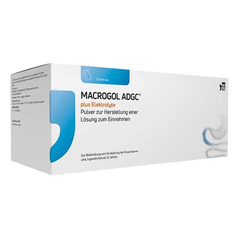 Macrogol Adgc Plus Elektrolyte Pulver Zur H E L Zum Einnehmen St