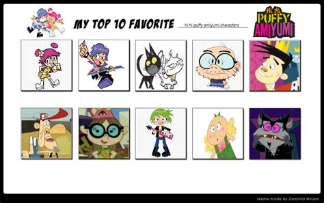 My Top 10 Favorite Hi Hi Puffy Amiyumi Characters by julinhafidelis on ...