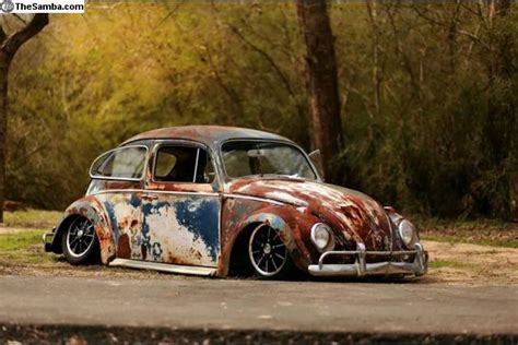 TheSamba VW Classifieds 1961 Slammed Patina Beetle