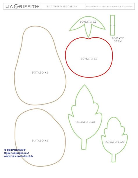 Moldes De Legumes Para Imprimir - Frutas e Legumes em feltro com moldes para imprimir - Feltro e moldes ...