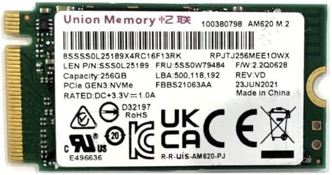 union memory  gb ssd nvme pcie gen    bilk