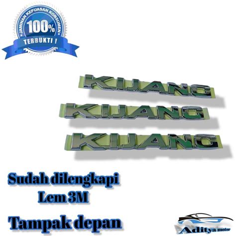 Jual Emblem Kijang Tulisan Kijang Lambang Kijang Bagasi Original