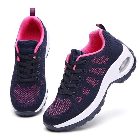 Ezkrwxn Women Walking Shoes Jogging Sneakers For Summer Mesh Breathable