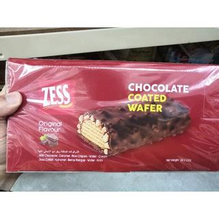 Zess Original Chocolate Coated Wafer 24 Packets X 22g Shopee Malaysia