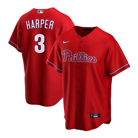 Bryce Harper Philadelphia Phillies Youth Replica Red Jersey - Baseball Town