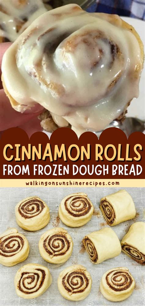 How To Make Easy Cinnamon Rolls Using Frozen Bread Dough Recipe In