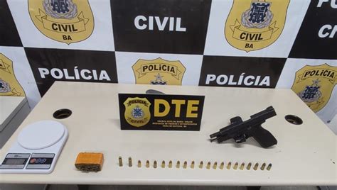 Homem é Preso Por Tráfico De Drogas E Porte Ilegal De Armas No Bairro