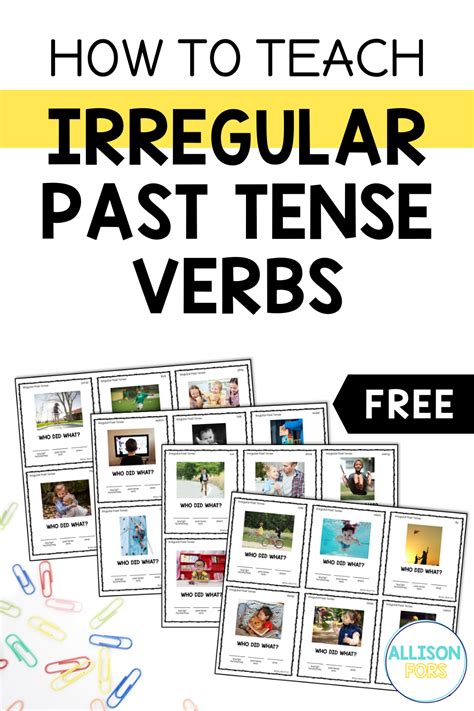 A Better Way To Teach Past Tense Verbs Artofit