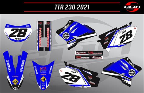 Kit Adesivo Ttr Yamaha Spark Factory