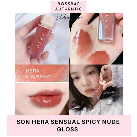 Son Hera Sensual Spicy Nude Gloss Jennie Shopee Vi T Nam