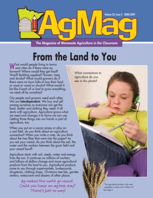 Fillable Online Mda State Mn Agmag Volume Issue Mda State Mn