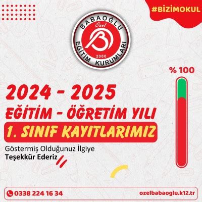 2024 2025 EĞİTİM ÖĞRETİM YILI 1 SINIF KAYITLARIMIZ