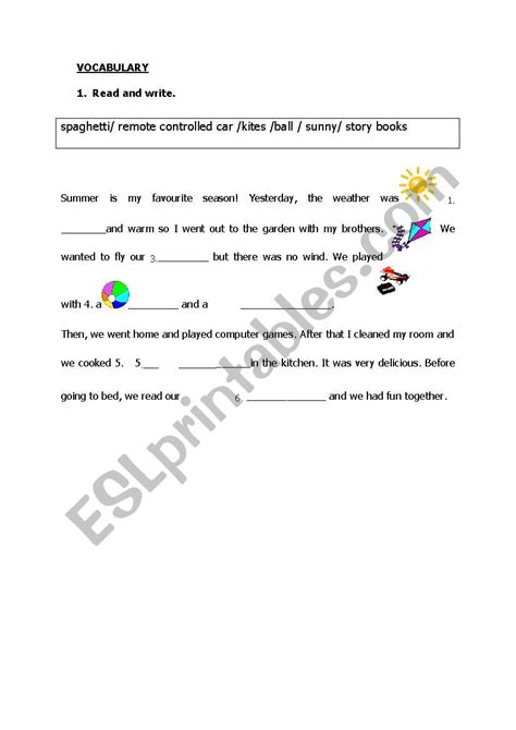 Vocabulary Taeching Esl Worksheet By Clean And Tidy