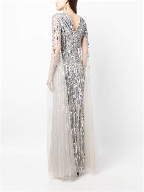 Jenny Packham Planelto Crystal Embellished Gown Farfetch In