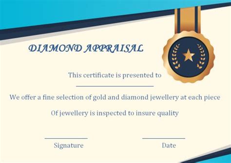 18+ Jewelry Appraisal Certificate Templates - PDF, Word, Excel ...