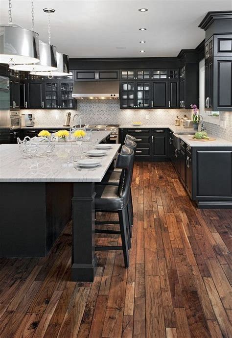 These Black Cabinets Really Make A Statement In Combo With These