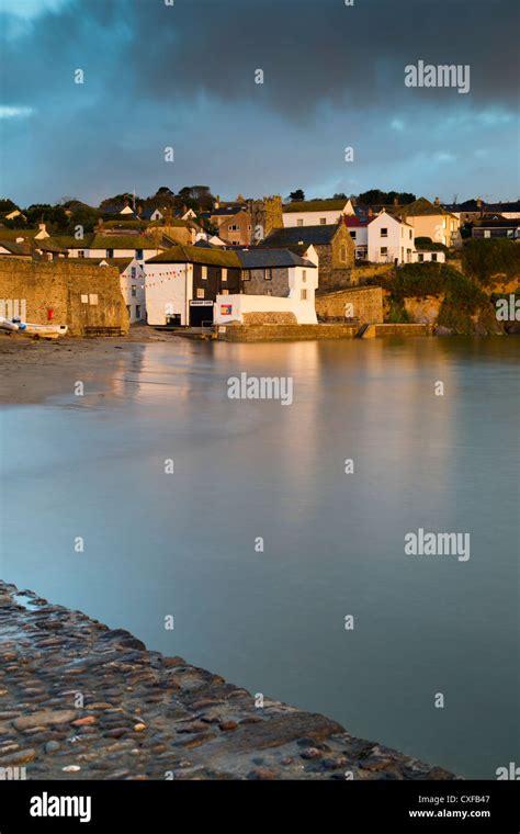 Gorran Haven Village And Beach Cornwall UK Stock Photo Alamy