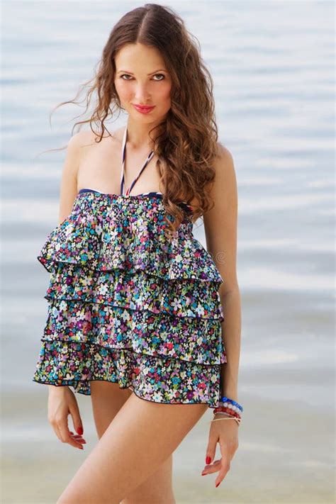 Summer girl stock photo. Image of brown, bangle, model - 24824580