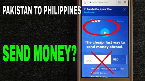 🔴 How To Transfer Money Overseas From Pakistan To Philippines 🔴 Youtube