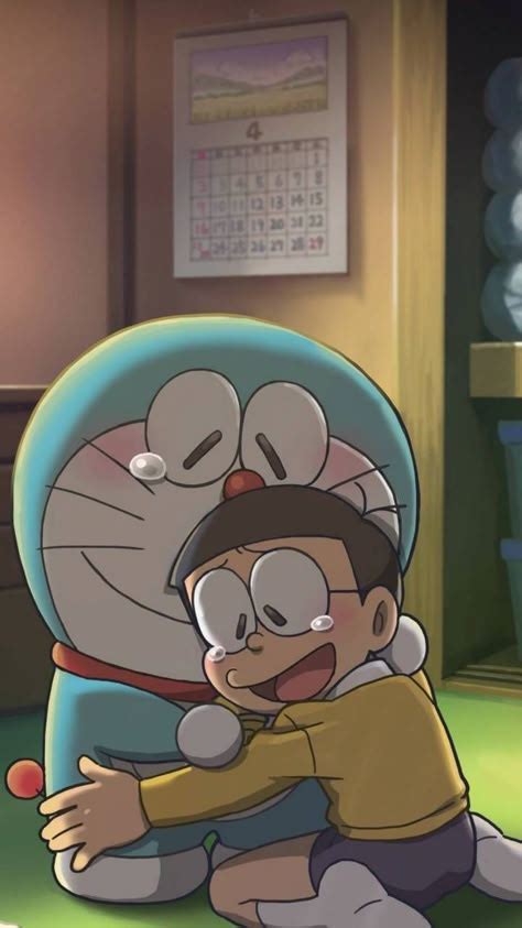doraemon  nobita friendship wallpaper