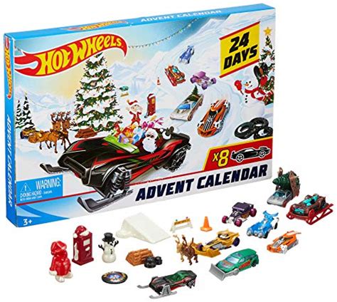 Hot Wheels Calendario De Adviento Con Coches De Juguete Y Accesorios Sorpresa Mattel FYN46