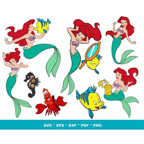 English Unite Clip Art The Little Mermaid Clip Art Library