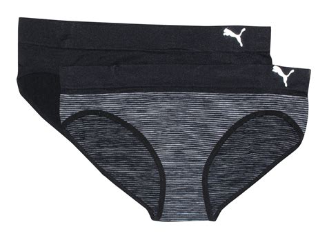 PUMA Puma Womens 2 Pack Seamless Super Soft Sport Stretch Bikini Panty Walmart Walmart