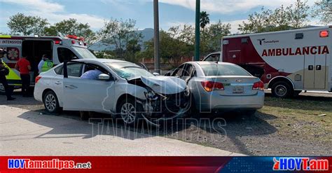 Hoy Tamaulipas Accidentes En Tamaulipas Cuatro Lesionados Dejo Choque