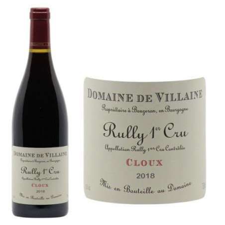 Rully Er Cru Rouge Les Cloux Domaine De Villaine C Te