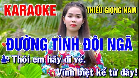 Ng T Nh I Ng Song Ca C Ng Ti U Vy Karaoke Thi U Gi Ng Nam Karaoke