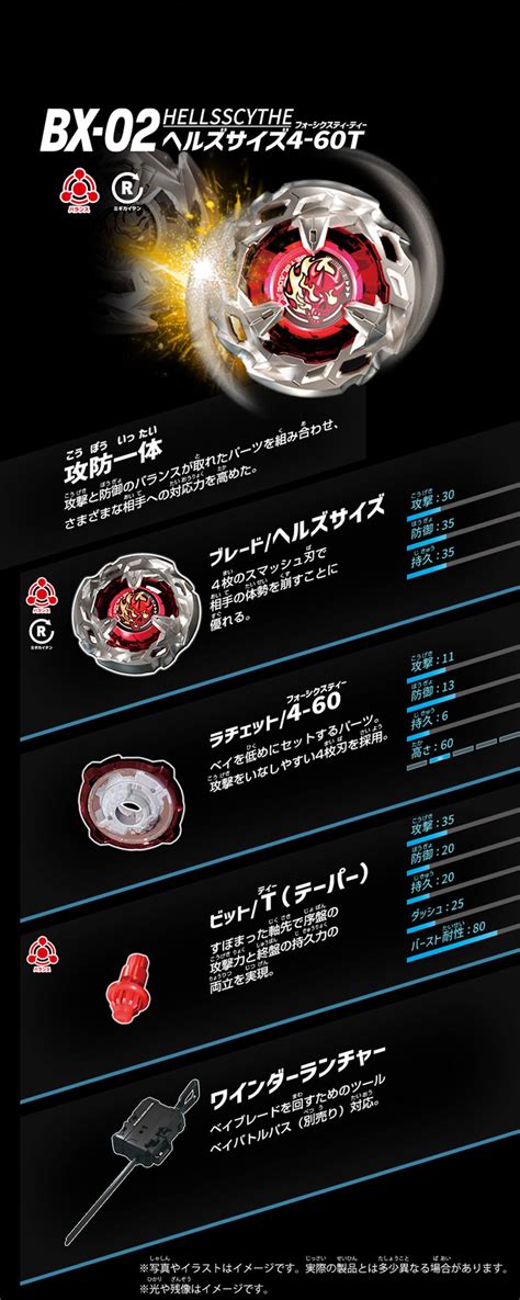 【楽天市場】takaratomy タカラトミー Beyblade X ベイブレードエックス Bx 02 スターター ヘルズサイズ4 60t：ムラウチ