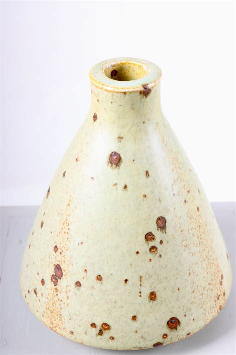 Mid Century Vase In Ceramic By Marianne Westman For R Rstrand Sweden