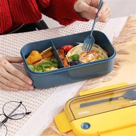 LUNCHERA VIANDA HERMÉTICA LUNCH BOX CON CUBIERTOS