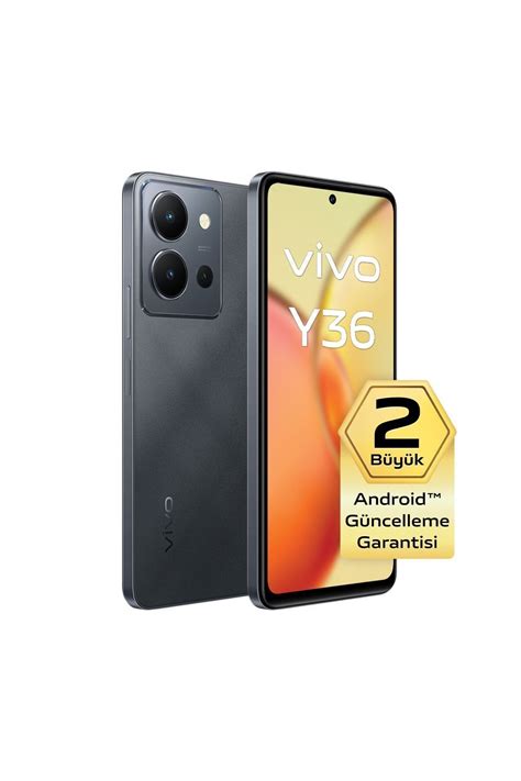 vivo Y36 128 GB 8 GB Ram Meteor Siyahı Cep Telefonu (Vivo Türkiye ...