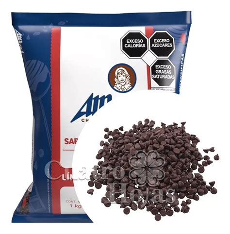 Chips Sabor Chocolate Semiamargo 1kg Marca Alpezzi Chocolates