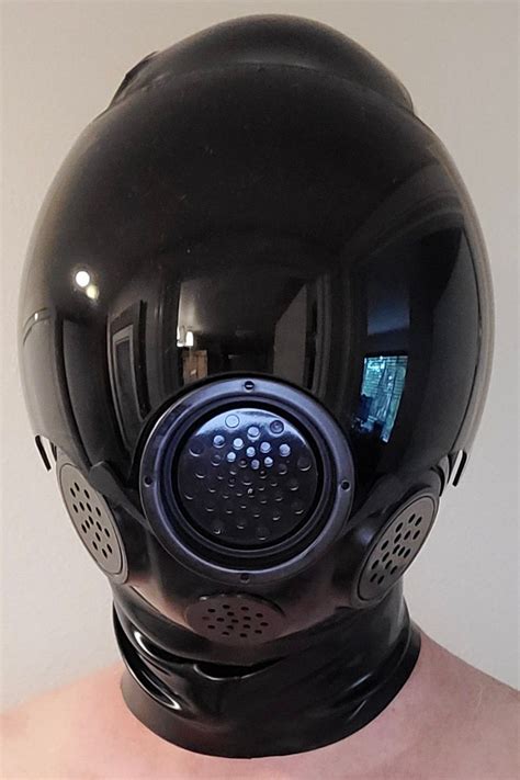 Msa Millenium Gas Mask With Custom Attached Latex Hood Etsy