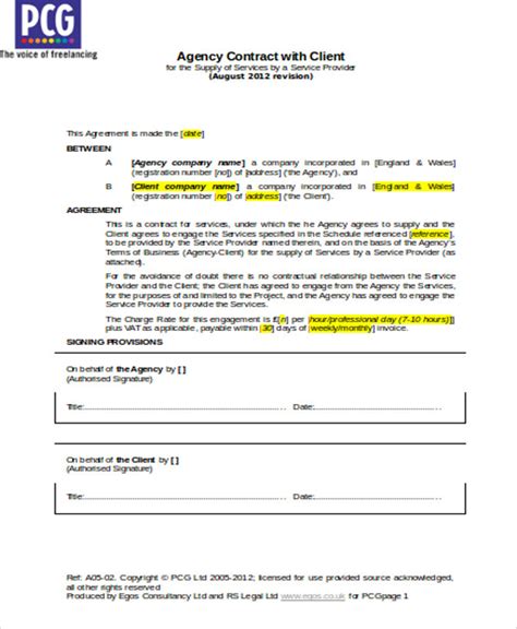 Free General Employment Agreement Samples Templates In Pdf Ms