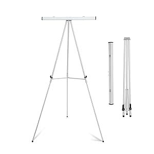 Falling In Art Aluminum Flip Chart Display Easel Stand With Adjustable